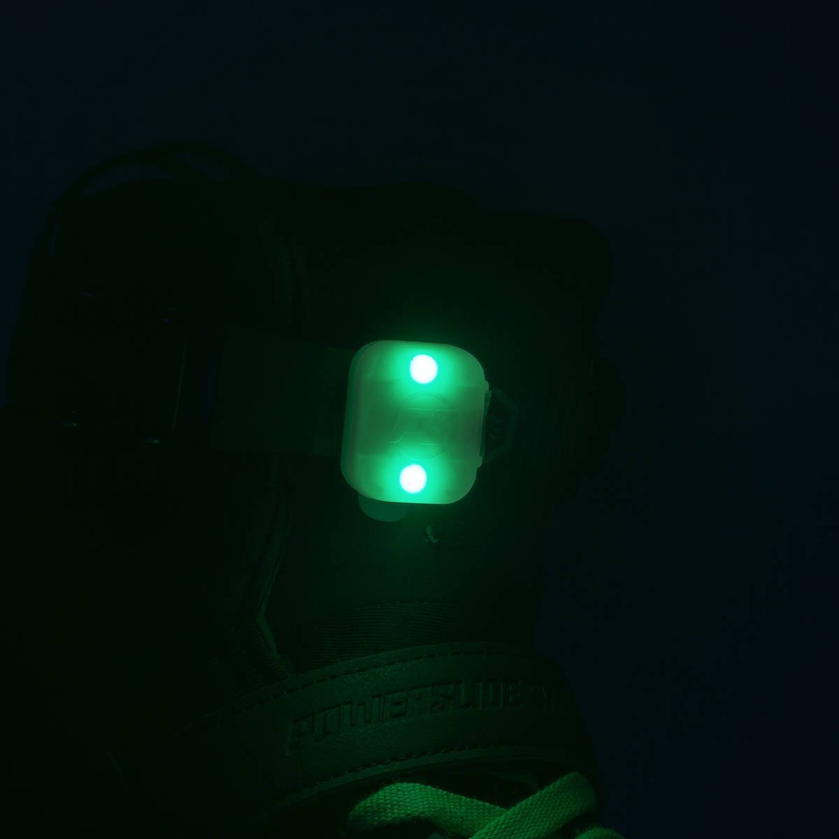 Powerslide Oświetlenie LED do rolek Green 2021