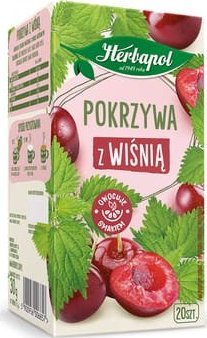 Herbapol Herbatka ziołowo-owocowa pokrzywa z wiśnią 20 torebek