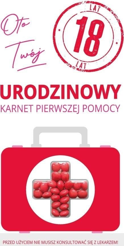 Karnet urodziny 18