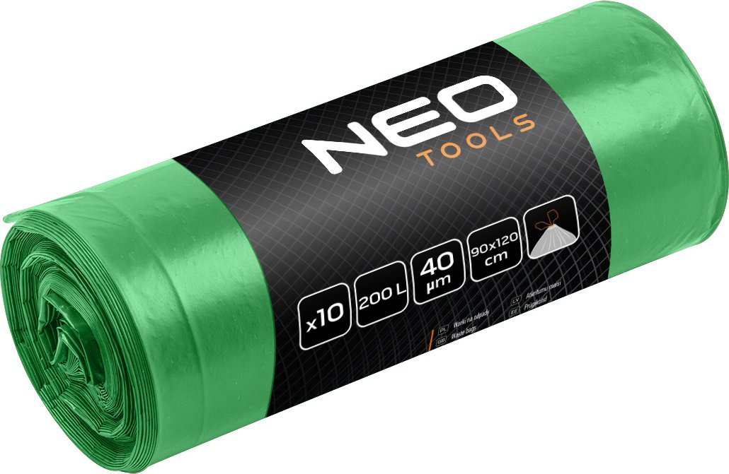 Neo Worki na odpady ogrodowe 200L 10szt. (15-992)