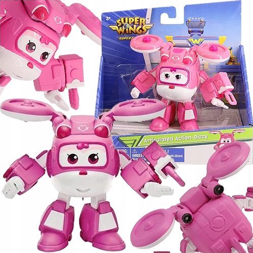 Super Wings samolot Articulated Action Dizzy