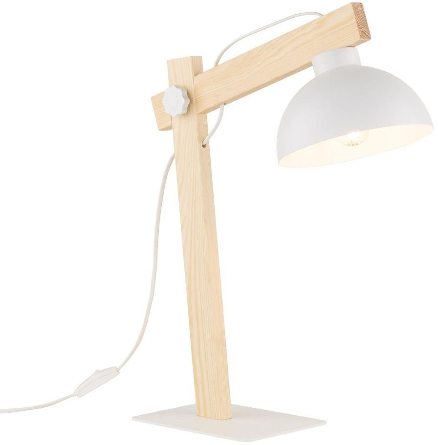 Lampka biurkowa TK Lighting biała