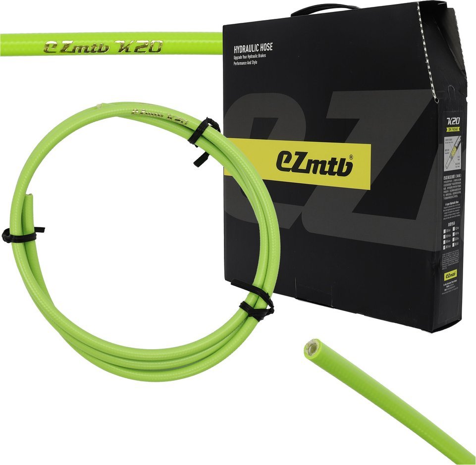 Przewód hamulcowy EZmtb K20, 4-warstwowy, zielony, 1 m