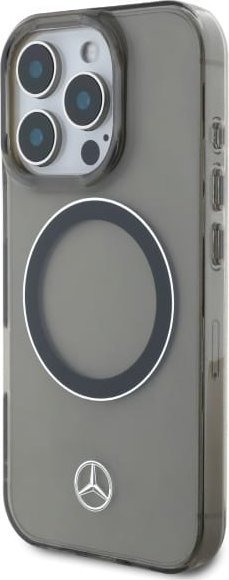 Mercedes Mercedes MEHMP16X23HUOSK iPhone 16 Pro Max 6.9" czarny/black hardcase Silver Ring MagSafe