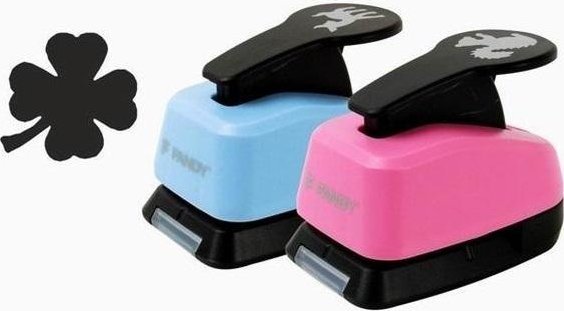 FANDY Dziurkacz ozdobny 25mm koniczyna MIX