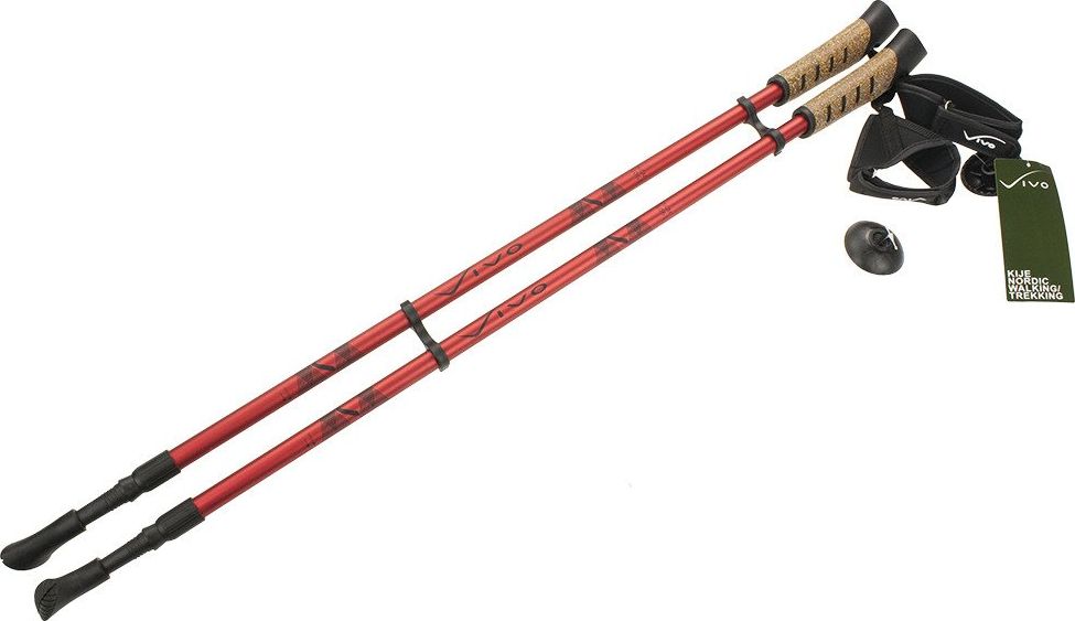 Vivo Kije Nordic Walking Vivo NW205-1 red Uniwersalny
