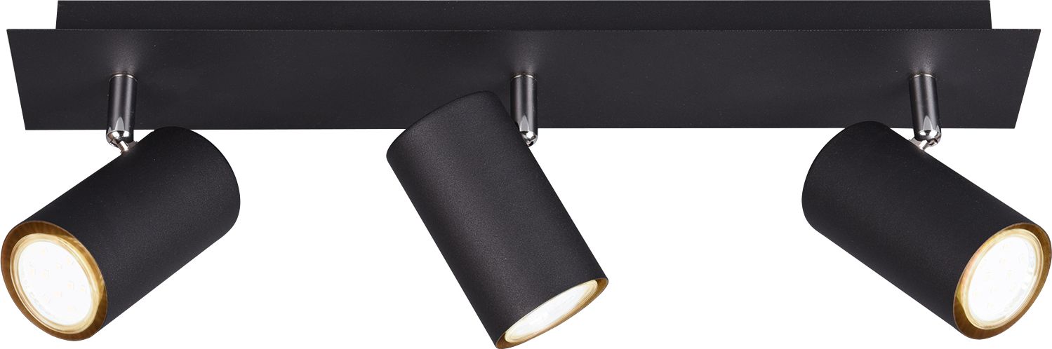 Lampa sufitowa Trio Spot czarny Trio MARLEY 802400332
