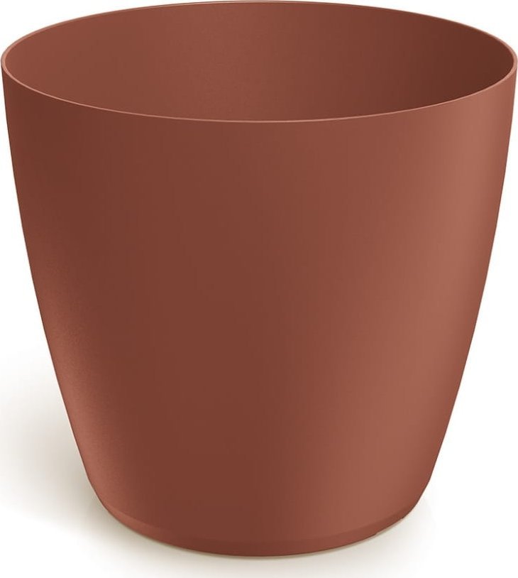 Doniczka ceglasta matowa plastikowa 15,8x14,5 cm osłonka gładka Mate