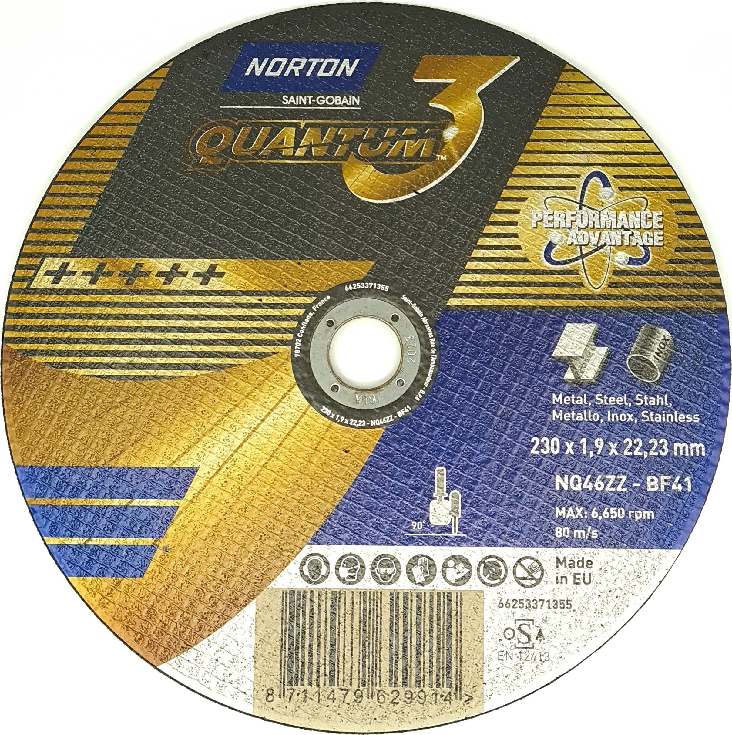 NQ46ZZ-230x1.9x22.23-T41 NOR-Quantum3