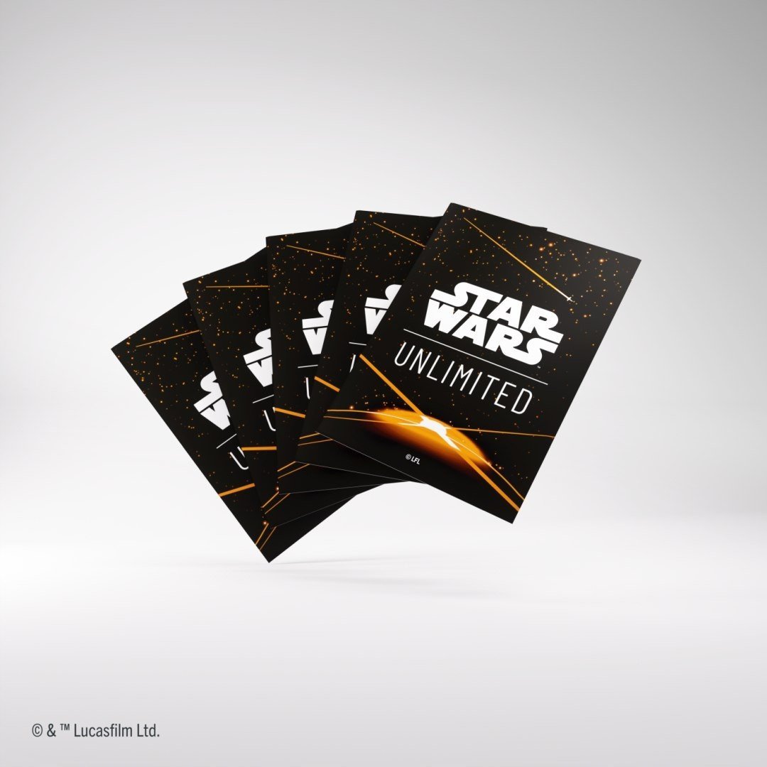 Gamegenic: Star Wars Unlimited Card Game - Art Sleeves - Card Back Orange