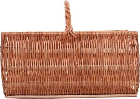 WickerPL WIKLINOWY KOSZ KOMINKOWY Z JUTOWYM OBSZYCIEM 60x48 H35/48 CM
