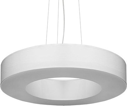 Lampa wisząca Lumes Biały okrągły żyrandol nad stół - EX693-Saturni