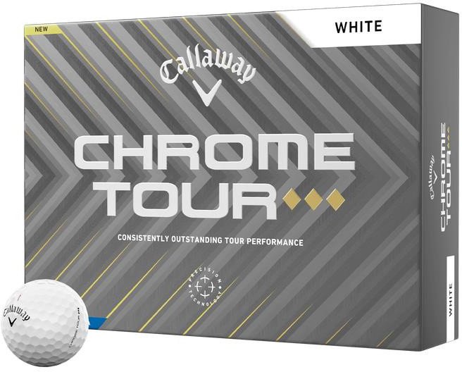 Piłki golfowe Callaway Chrome Tour Triple Diamond 2025 (białe, 12 szt.)