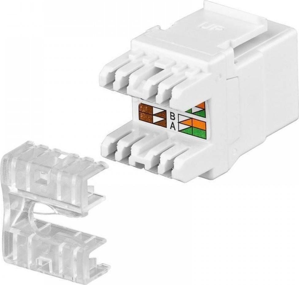 Intellinet Network Solutions Intellinet Moduł Keystone RJ45 Cat5e, UTP, LSA, biały