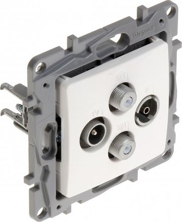 Legrand GNIAZDO KOŃCOWE LE-764566 R-TV + 2xSAT Niloe LEGRAND