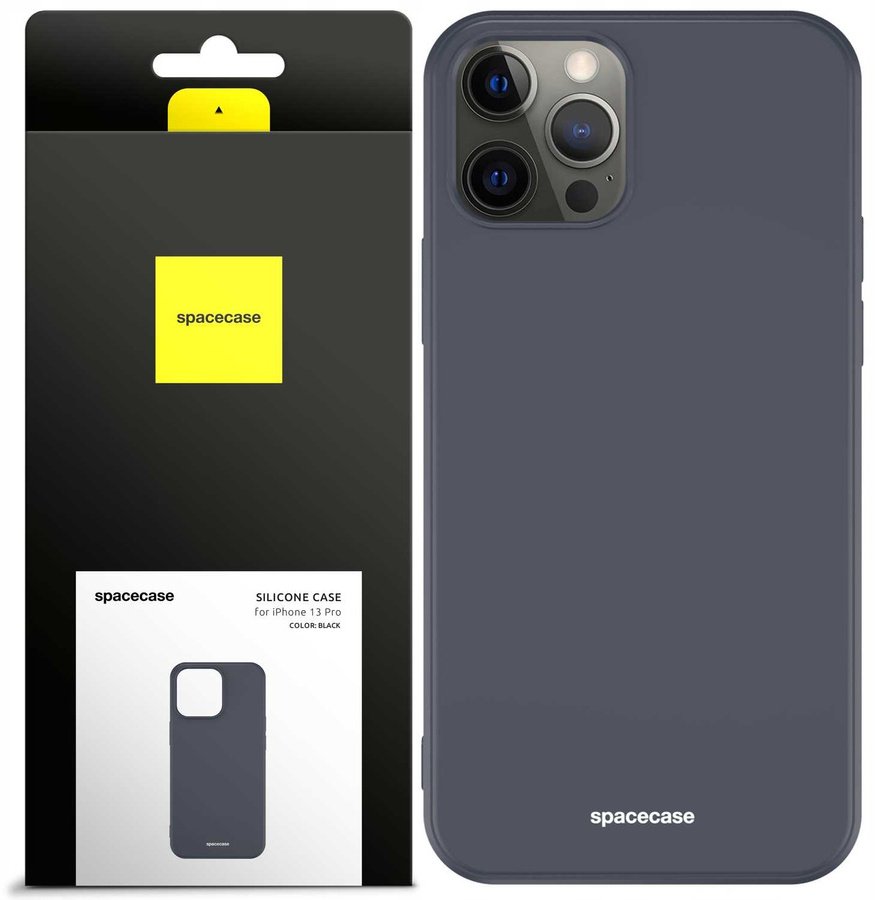 SpaceCase Etui Silicone Case iPhone 13 Pro black standard