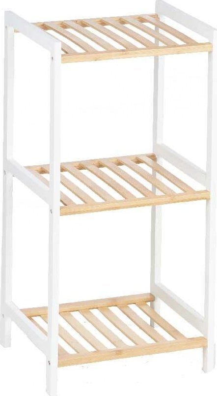 Berilo Wąski regał bambusowy SQUARE, 35 x 30 x 70 cm