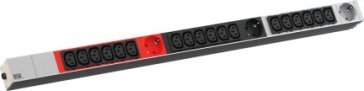 Bachmann BACHMANN IT PDU ALU 1HE 18x C13 3x styk uziemiony CEE 3x 16A czerwony