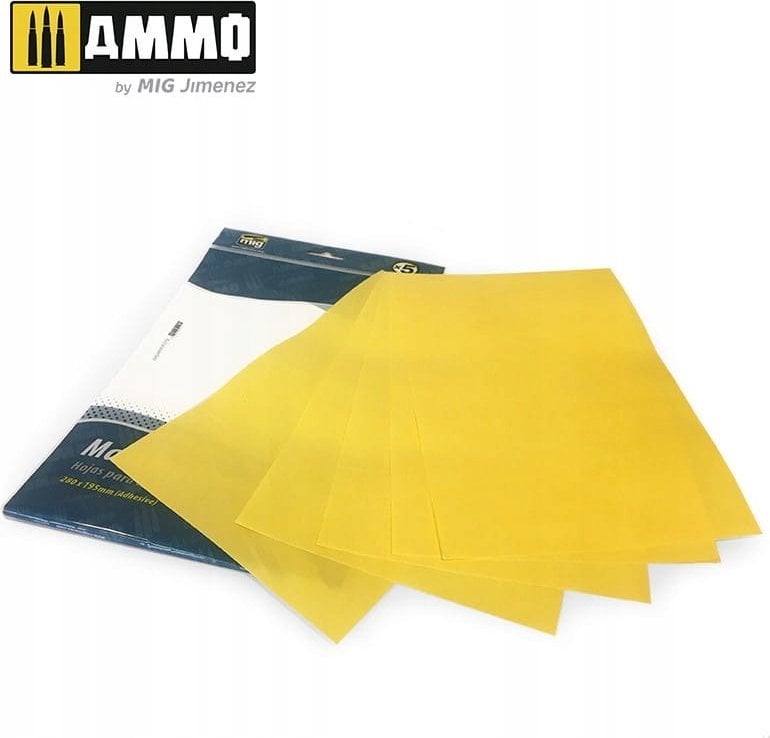 Vallejo Ammo: Masking Sheets - Adhesive (280 x 195 mm) (5)