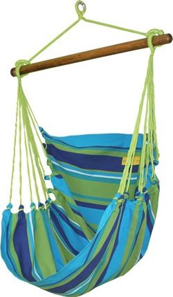 Koala Fotel hamakowy, niebiesko-zielony HC9