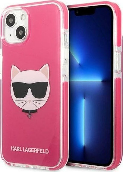 Karl Lagerfeld Karl Lagerfeld KLHCP13MTPECPI iPhone 13 6,1" hardcase fuksja/fuschia Choupette Head NoSize