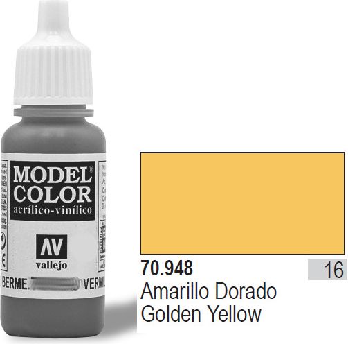 Vallejo Farba Nr16 Golden Yellow 17ml - 70948
