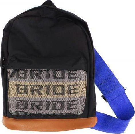 MTuning_F Plecak Takata Black Szelki niebieskie bride