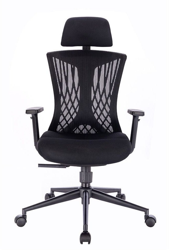 FOTEL BIUROWY ERGONOMICZNY AVERY CZARNY