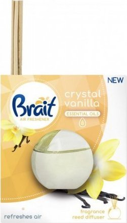 Brait Air Freshener Patyczki odświeżające + Płyn Crystal Vanilla 40ml