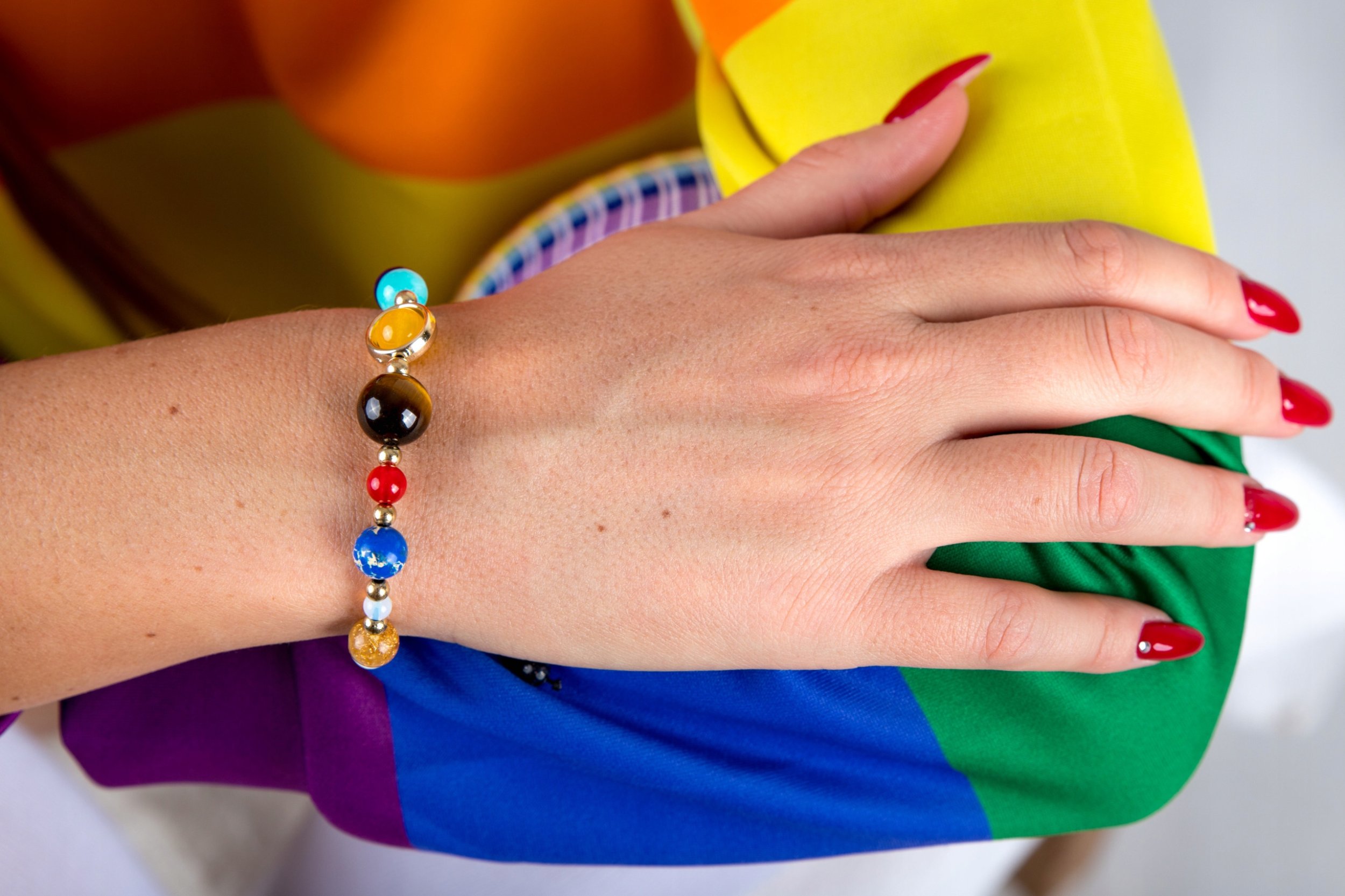 BRANSOLETKA Układ Słoneczny Kamienie KOSMOS 98