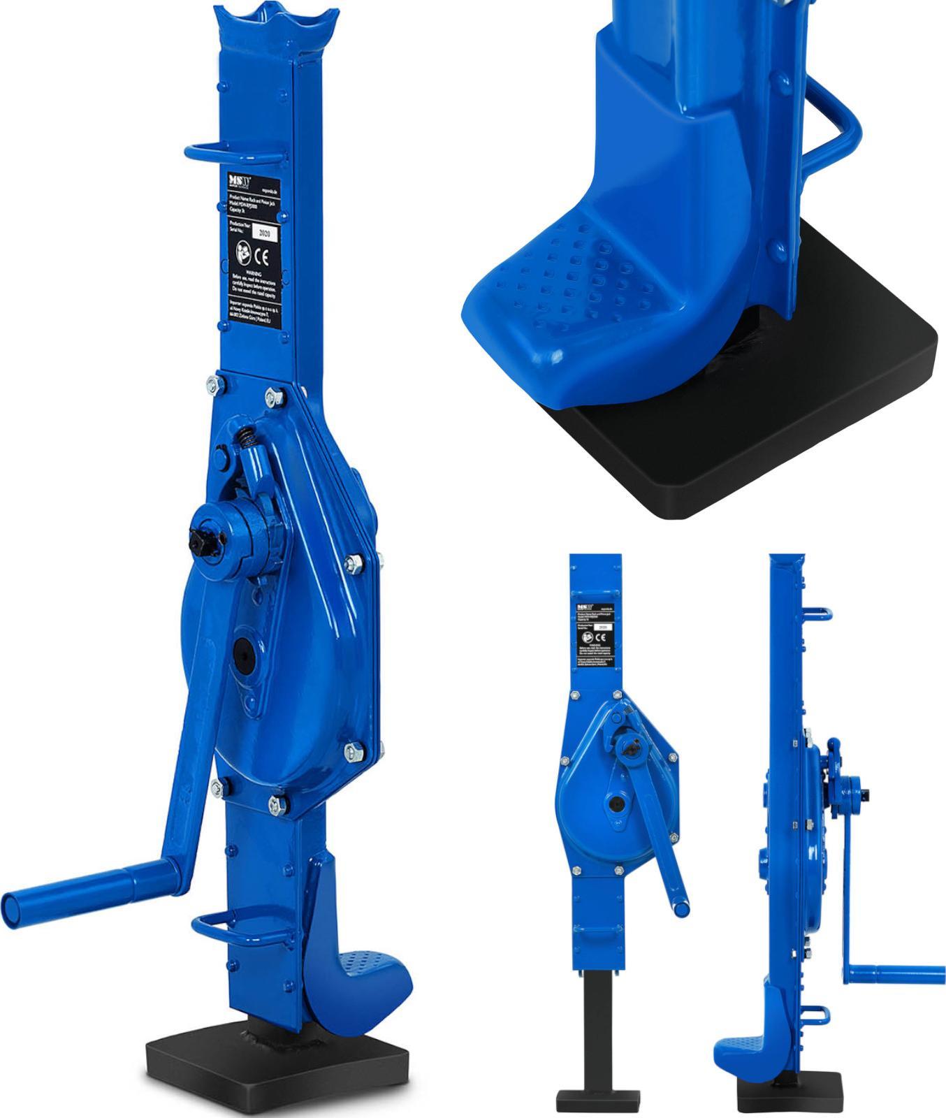 MSW Podnośnik korbowy kolejowy mechaniczny do 1080 mm 3 t Podnośnik korbowy kolejowy mechaniczny do 1080 mm 3 t