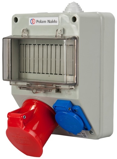 Tarel Zestaw zasilający 25A gniazdo 16A 3P+N+Z,10/16A 2P+Z 6263-130