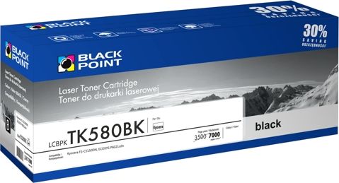 Toner Black Point LCBPKTK580BK Black Zamiennik TK-580 (LCBPKTK580BK)