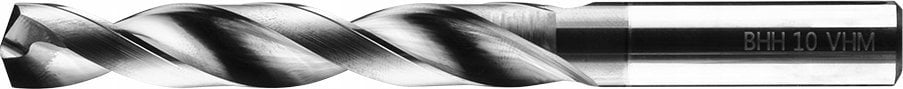 Wiertło węglikowe Baildon DIN 6537 L WK5 10 mm, VHM TiAlN, 103-61 mm