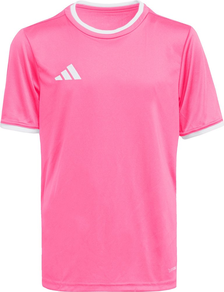 Koszulka dla dzieci adidas Entrada 26 Jersey różowa KE9846 140cm