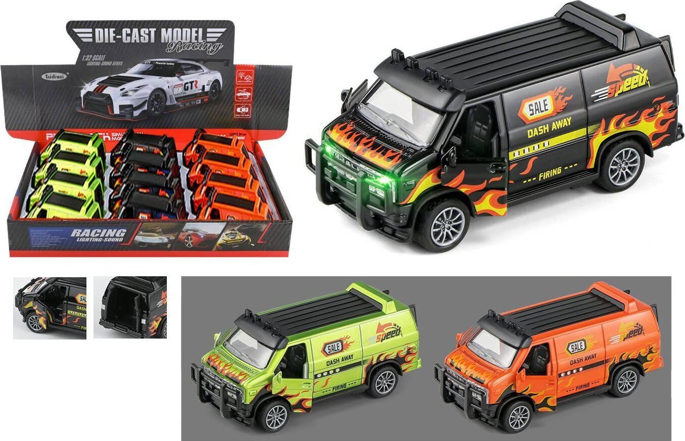 Trifox AUTO FURGONETKA METALOWA ŚWIATŁO DŹWIĘK 1szt