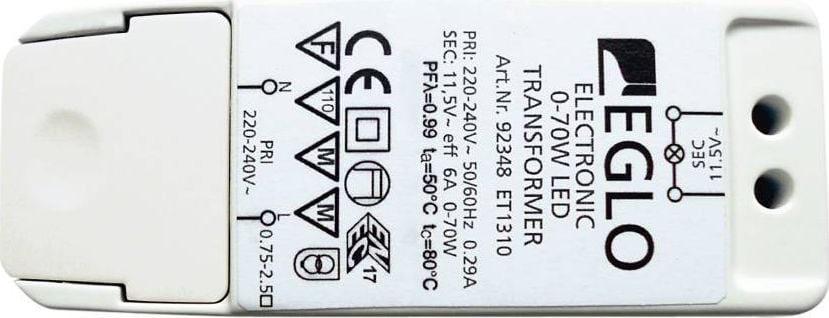 EGLO Transformator elektryczny 11.5V z możliwością ściemniania Eglo 92348