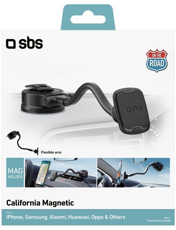 Sbs tesupcrusslimcarb aktywny uchwyt do smartfona czarny 8018417408274