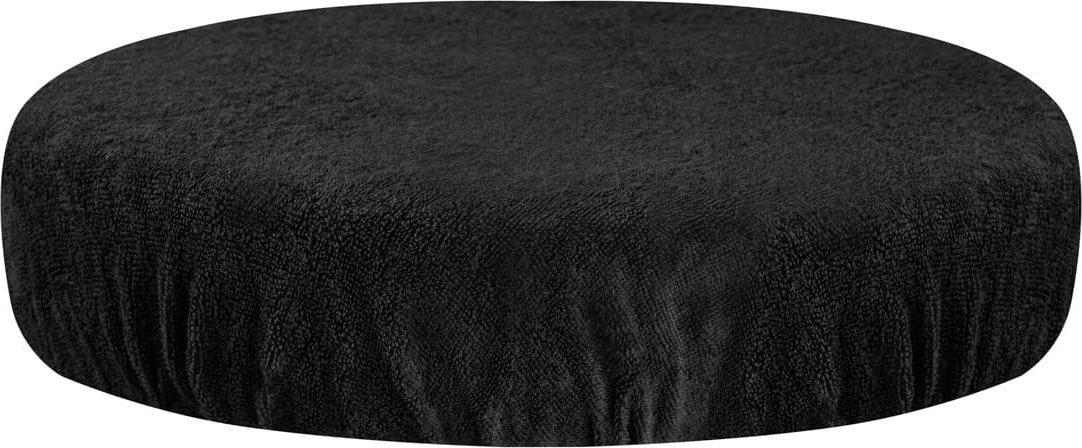 Activeshop Pokrowiec frotte na taboret czarny