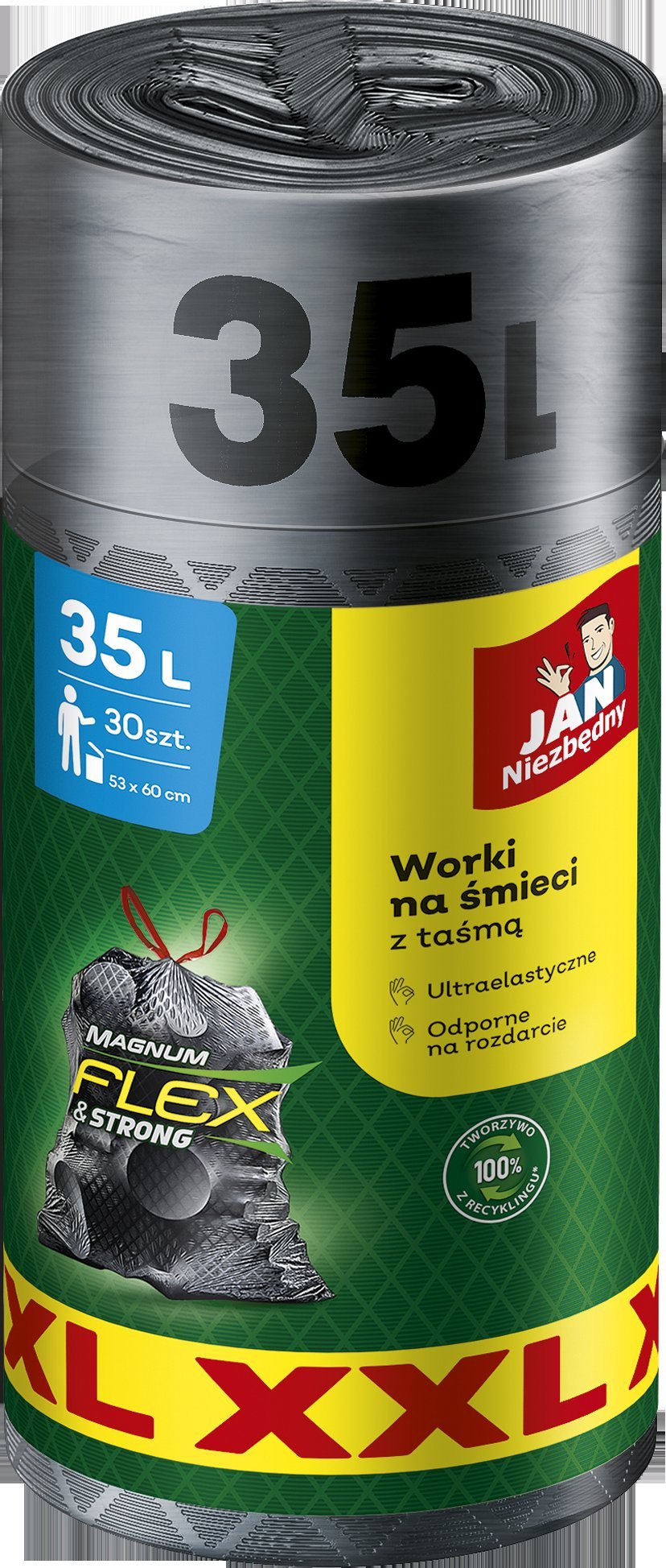 JAN Niezbędny Worki na odpady domowe 35L 30szt. (SA-JN-353470)