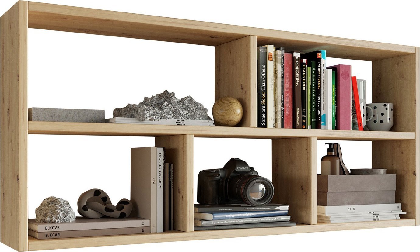 Elior Minimalistyczna półka ścienna na książki artisan - Gerva