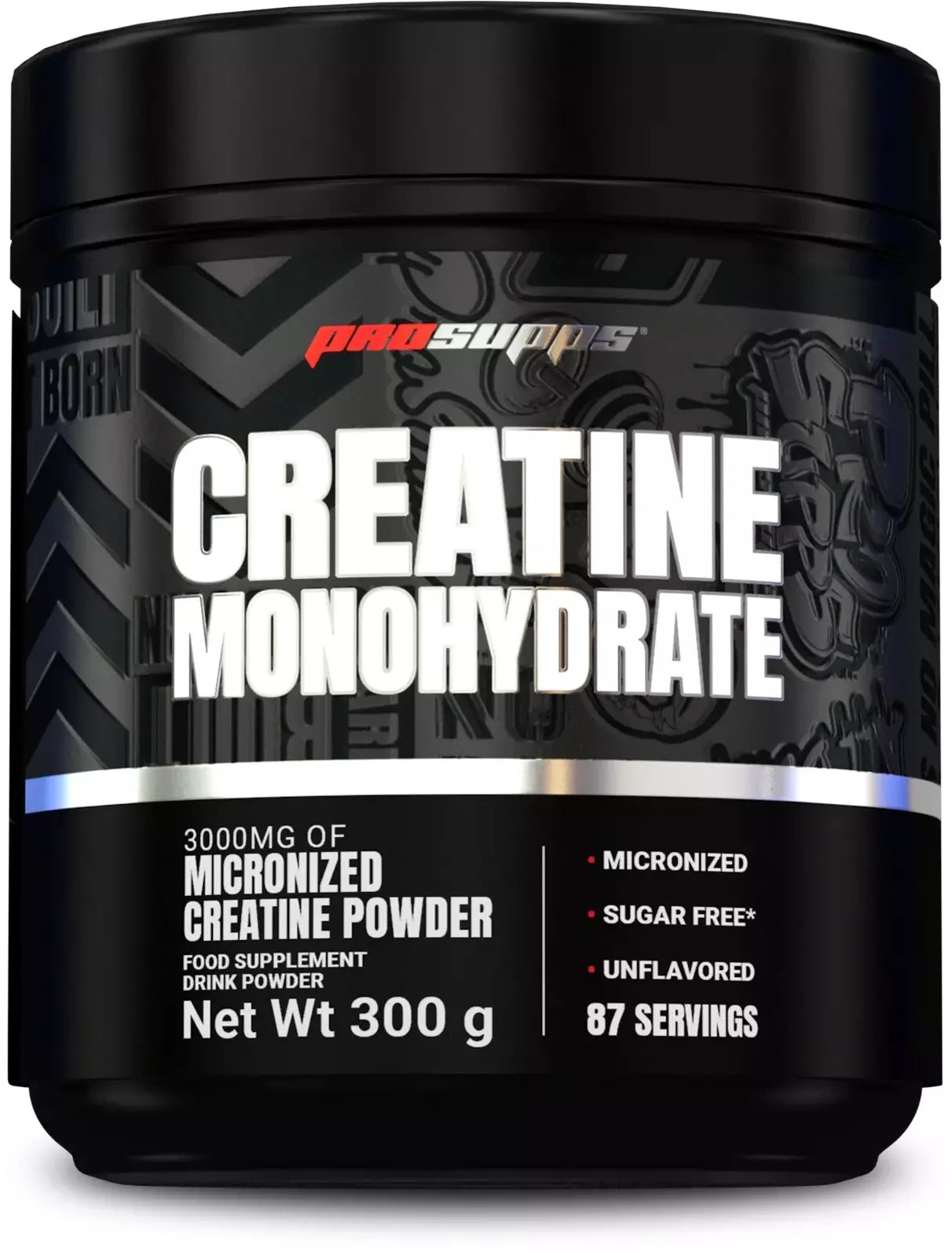 PROSUPPS Kreatyna Monohydrat Bezsmakowy Proszek 300g