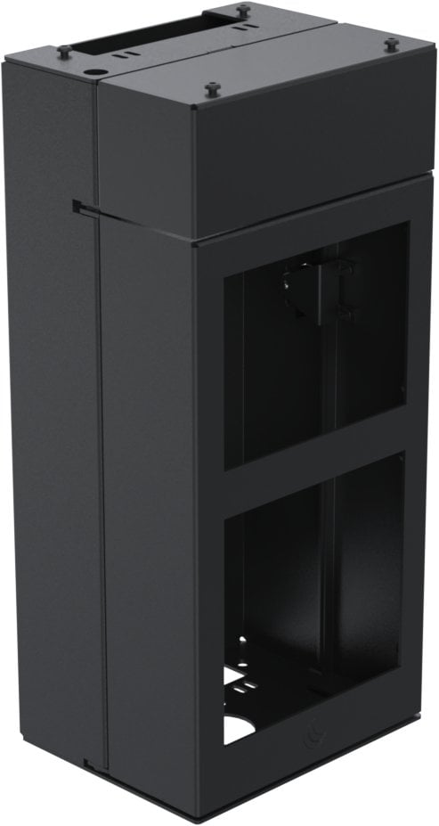 Ergonomic Solutions SpacePole Kiosk Kiosk center module (Integrated printer and scanner), Center module, Black, Metal, GFS4470, GFS4500 Serie, H400, H