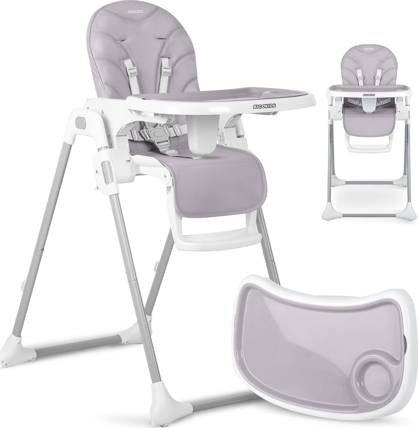 Ricokids Krzesełko do karmienia Ricokids Tulo wrzosowe