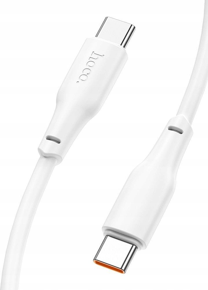 Kabel USB Hoco USB-C - USB-C 1 m Biały