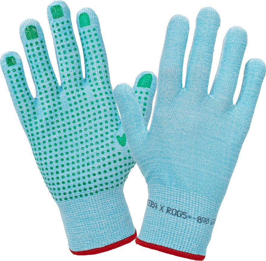 PROCERA X-ROG5 PLUS - Rękawice antyprzecięciowe wykonane z poliamidu, poliestru, spandeksu oraz włókna szklanego - minimum 12 par 10
