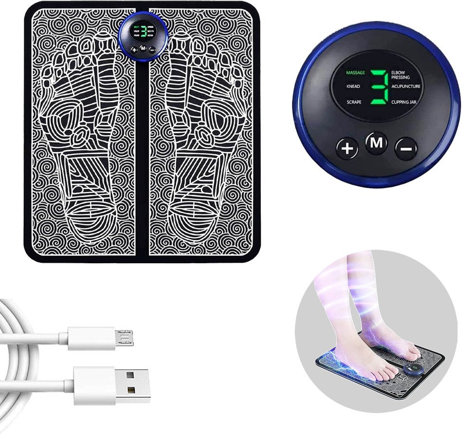 Mata elektryczna USB do masażu stóp EMS FOOT Elektrostymulator nóg