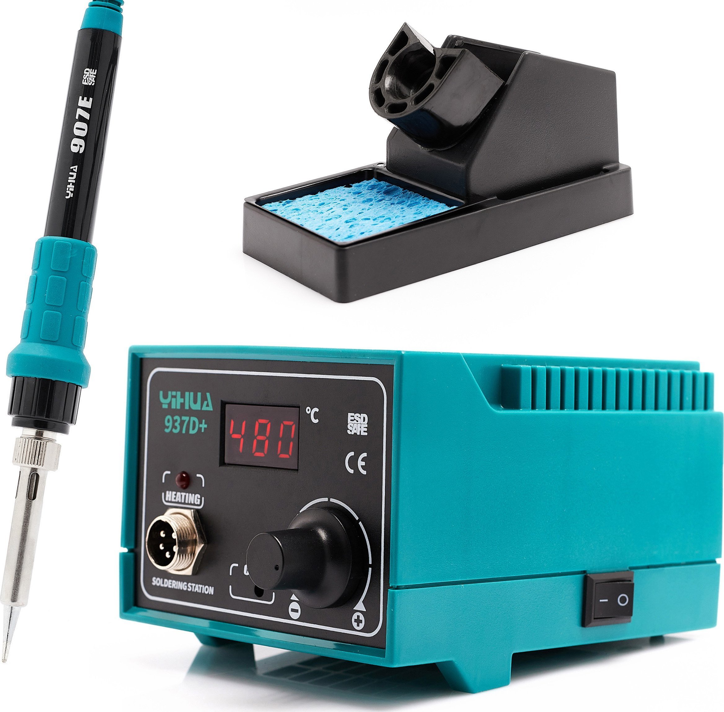 Techrebal STACJA GROTOWA KOLBOWA YIHUA 937D+ UCHWYT TOPNIK