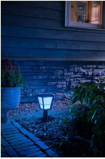 Philips Hue WCA Econic Outdoor Pedestal Lantern | 15 W | 2000-6500 Hue White Colour Ambiance