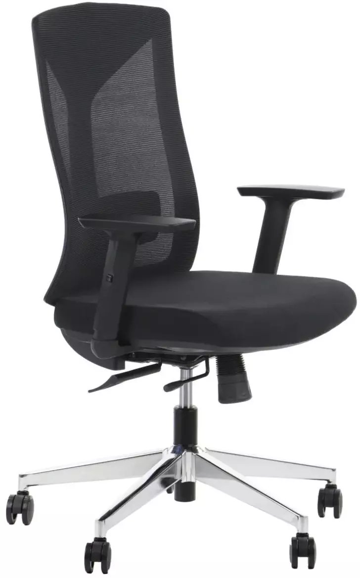 Fotel biurowy HAGER czarny/chrom STEMA